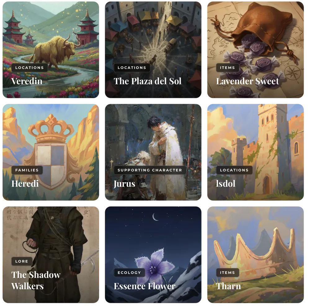 Wiki entries gallery